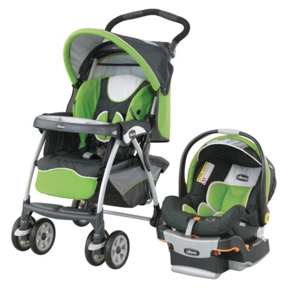 Chicco Green Cortina  Travel System - Midori