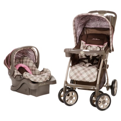 Eddie Bauer Bridgette Travel System - Gray/Pink